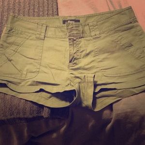 EXPRESS Green Shorts